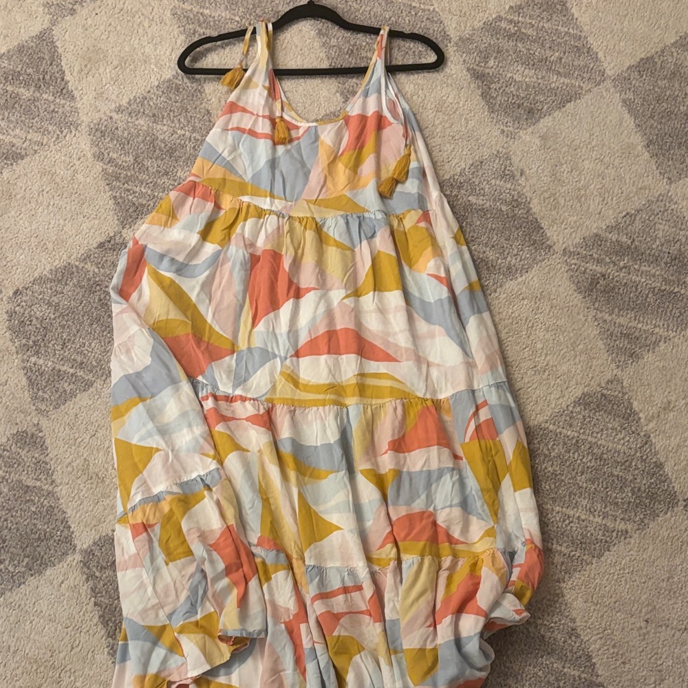 Tribal Multicolor Maxi Dress